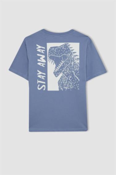 Boy Crew Neck Printed Short Sleeve T-Shirt