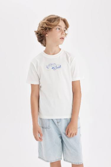 Boy Crew Neck Printed T-Shirt