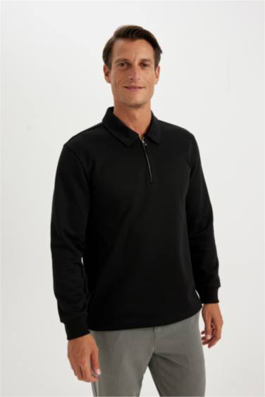 Свитшот свободного кроя в полоску