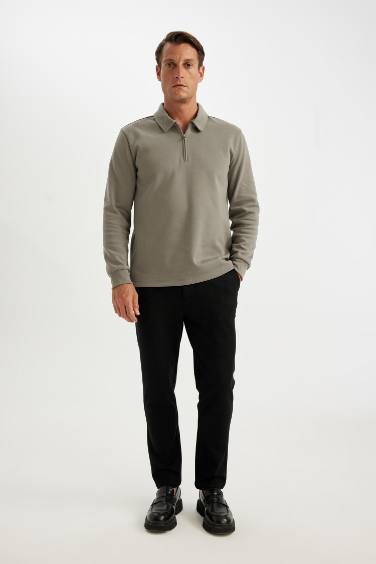 Свитшот свободного кроя в полоску