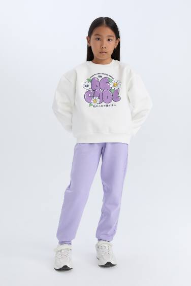 Girl Printed Jogger Sweatpants