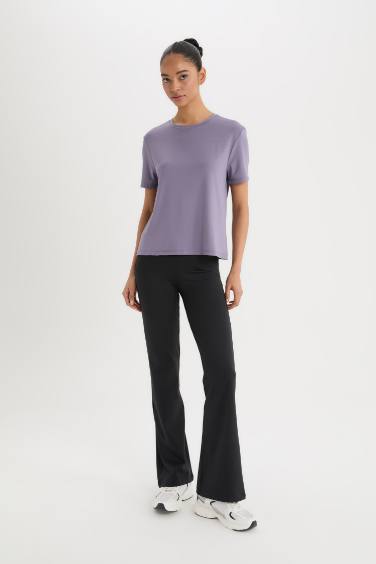 дөңгелек жаға Қысқа жеңді футболка