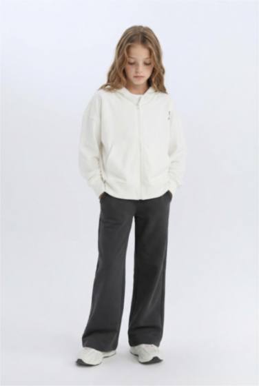 سروال قماش سميك واسع