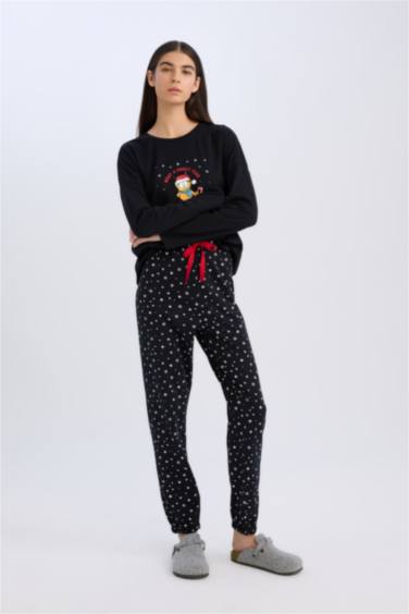 طقم بيجاما قصة عادية من غارفيلد - قطعتين