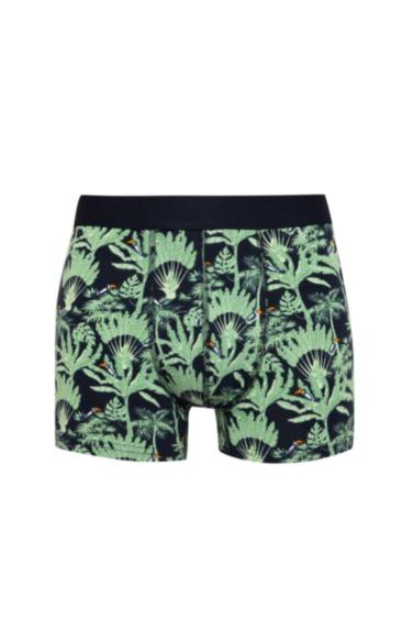 Erkek Regular Fit Desenli 3'lü Boxer