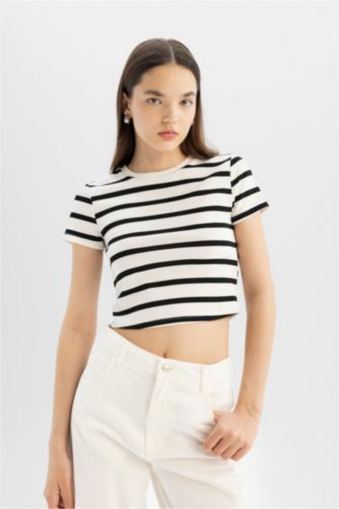 2 Piece Slim Fit Ribana Short Sleeve T-Shirt