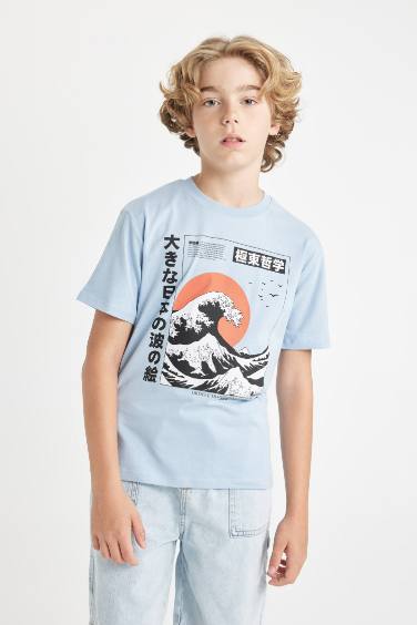 Boy Crew Neck Printed T-Shirt