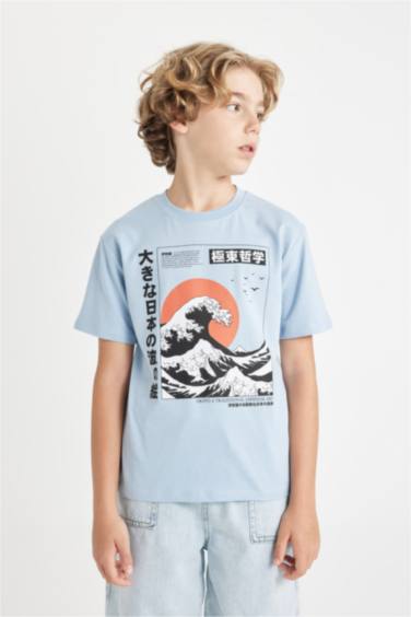 Boy Crew Neck Printed T-Shirt