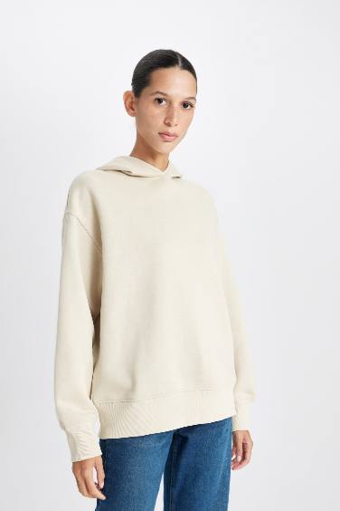 бокси фит негізгі бас киімді Свитер