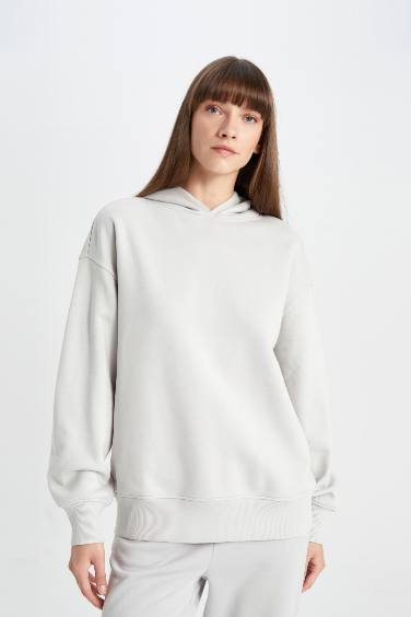 бокси фит негізгі бас киімді Свитер