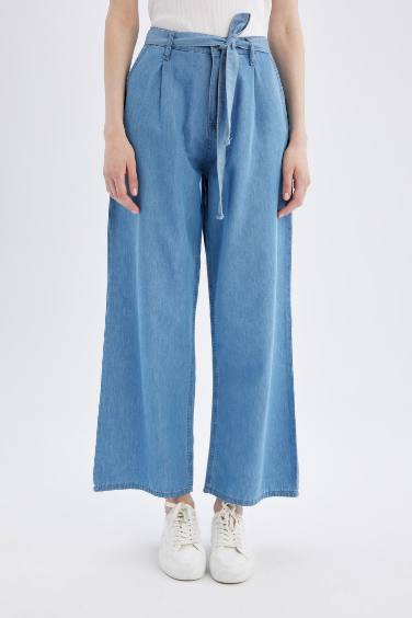 Wide Leg High Waist Long Jeans