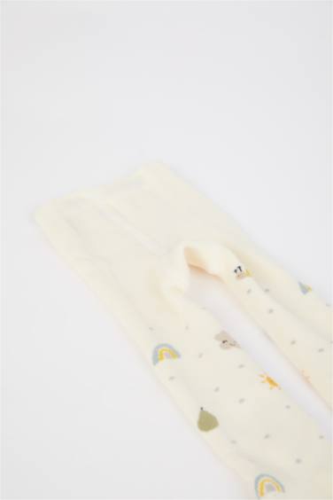 Kız Bebek Dikişsiz Pamuklu Havlu Çorap