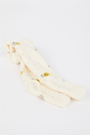 Kız Bebek Dikişsiz Pamuklu Havlu Çorap