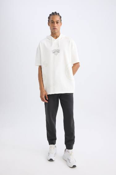 Футболка оверсайз NBA New York Knicks с капюшоном, DeFactoFit