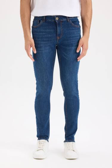 Pantalon en Jean taille normale à Coupe skinny