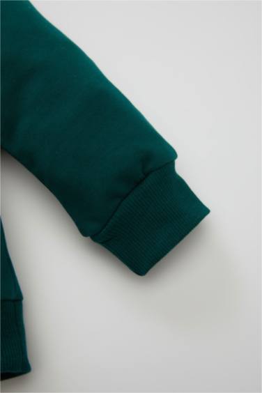 Boy Baby Printed Sweatshirt Sweatpants 2 Piece Set