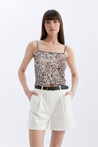 Short Chino Taille Haute