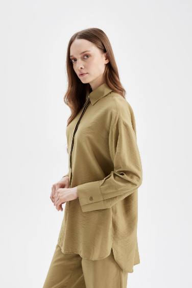 Relax Fit Long Sleeve Shirt Tunic