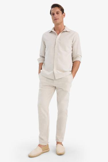 Boy Slim Fit Straight Leg Cotton Jogger Pants