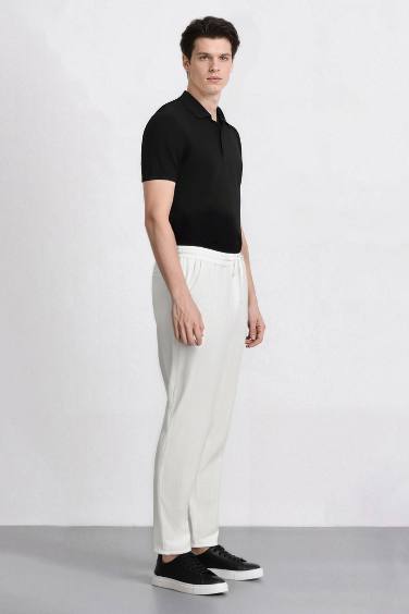 بنطلون جوجر صيفي قطن سليم فيت ورجل ضيقة