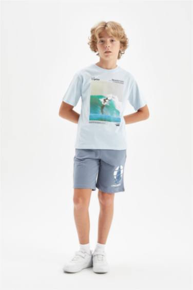 Erkek Çocuk Baskılı Şort