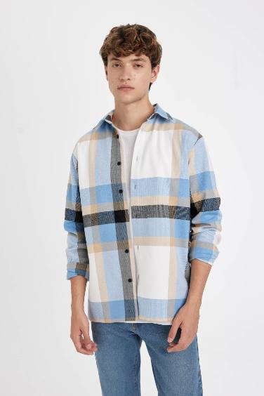 Regular Fit Plaid Lumberjack Long Sleeve Shirt