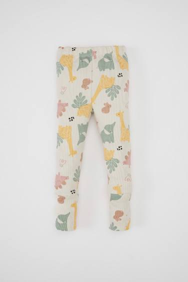 Girl Safari Printed Sweatshirt Leggings 2 Piece Set