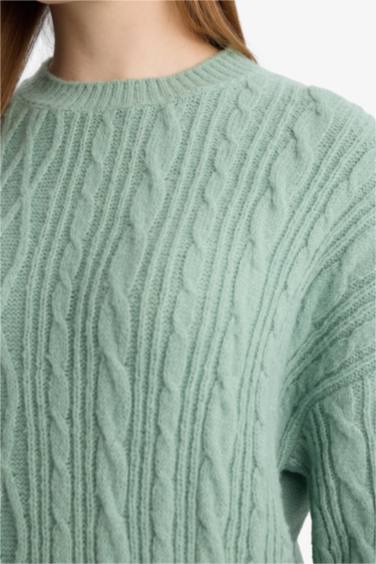 Regular Fit Knitwear Crew Neck Tunic
