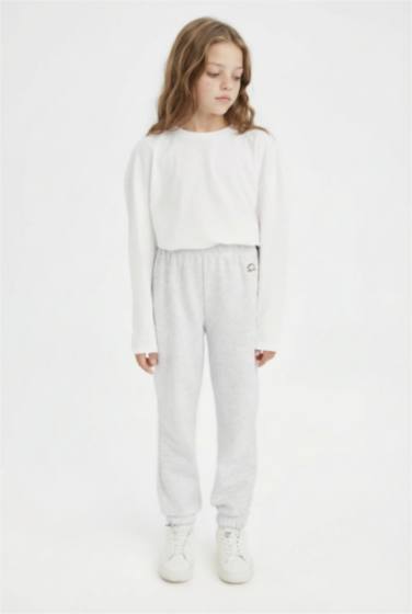 سروال قماش سميك جوجر فيت