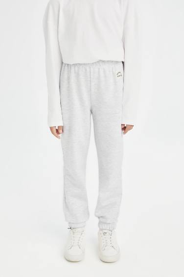 بنطلون سويت بانتس بناتي جوجر ورجل مطاطي