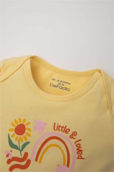 Baby Girl Newborn Floral Cotton Jumpsuit