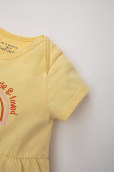 Baby Girl Newborn Floral Cotton Jumpsuit