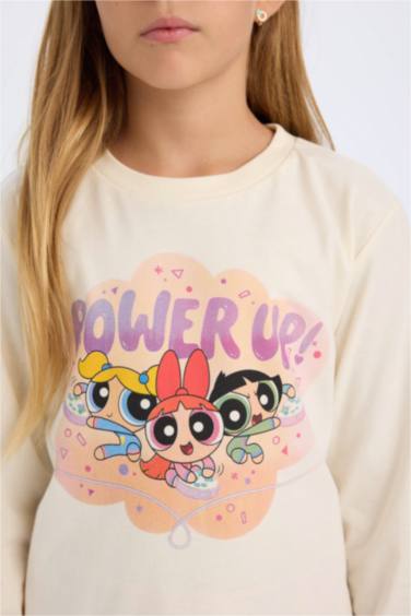 PowerPuff Regular Fit Long Sleeve 2 Piece Pajama Set