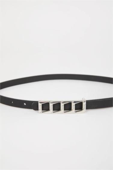 حزام فستان نسائي جلد صناعي