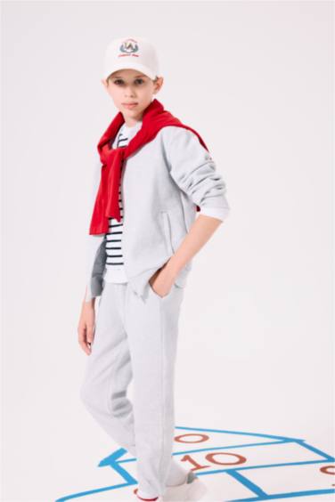 Boy College Collar Bomber Jacket