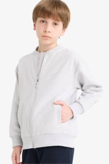 Boy College Collar Bomber Jacket