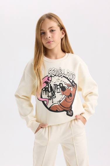 سويت شيرت قصة مريحة برقبة مستديرة من سكوبي دو