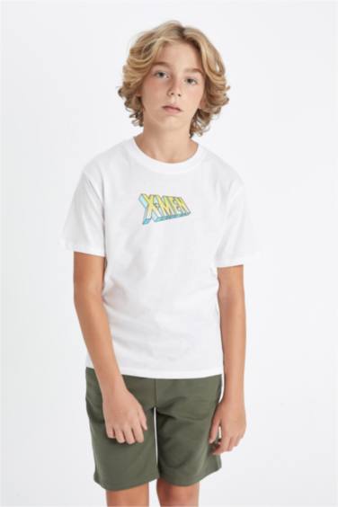 Boy X-Men Crew Neck Back Printed T-Shirt