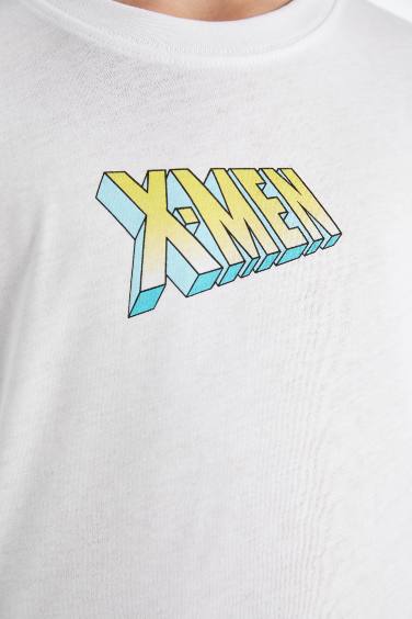 Boy X-Men Crew Neck Back Printed T-Shirt