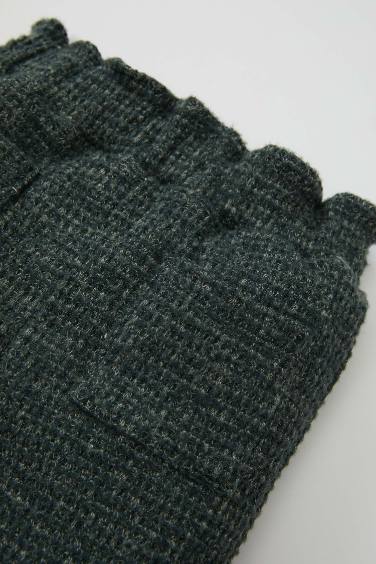 Wide Leg Elastic Band Trousers