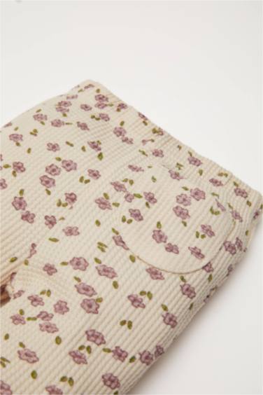 Baby Girl Regular Fit Flower Leggings