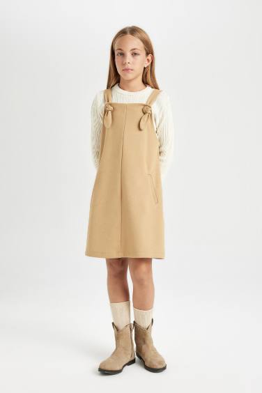 فستان بناتي سالوبيت بجيب