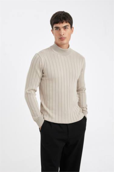 Standard Fit Turtleneck Knitwear Pullover