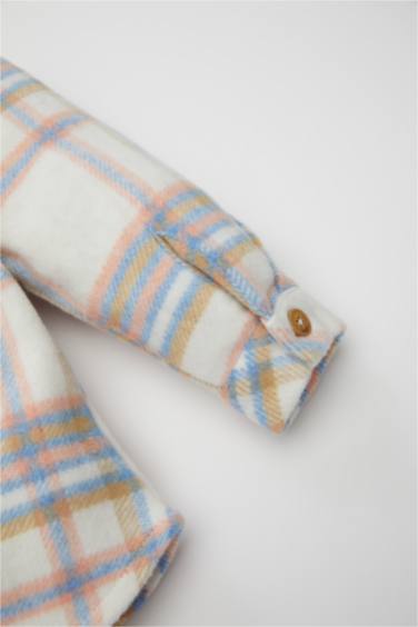 Baby Girl Plaid Patterned Flannel Shirt