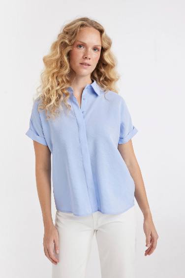 Oversize Fit Short Sleeve Shirt