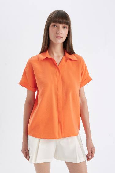 Oversize Fit Short Sleeve Shirt