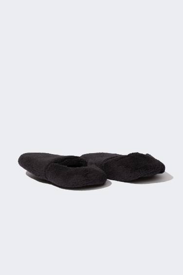 Boy Flat Base Plush Home Slippers