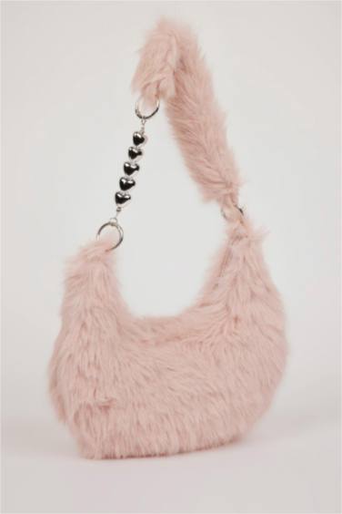 Kadın Pelüş Omuz Çantası
