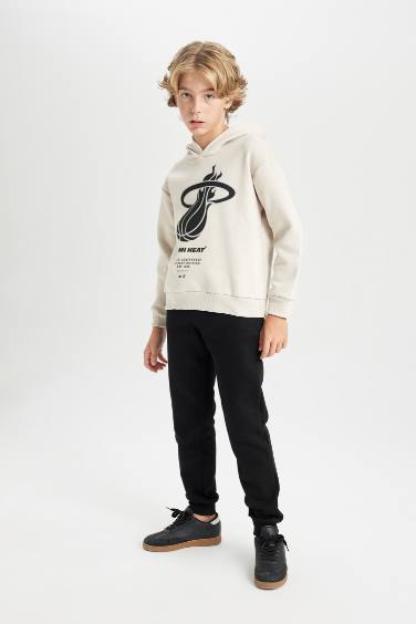 Erkek Çocuk NBA Miami Heat Kapüşonlu Sweatshirt