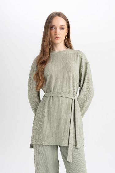 Regular Fit Long Sleeve Tunic